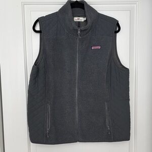 Vineyard Vines Charcoal Fleece Outerwear